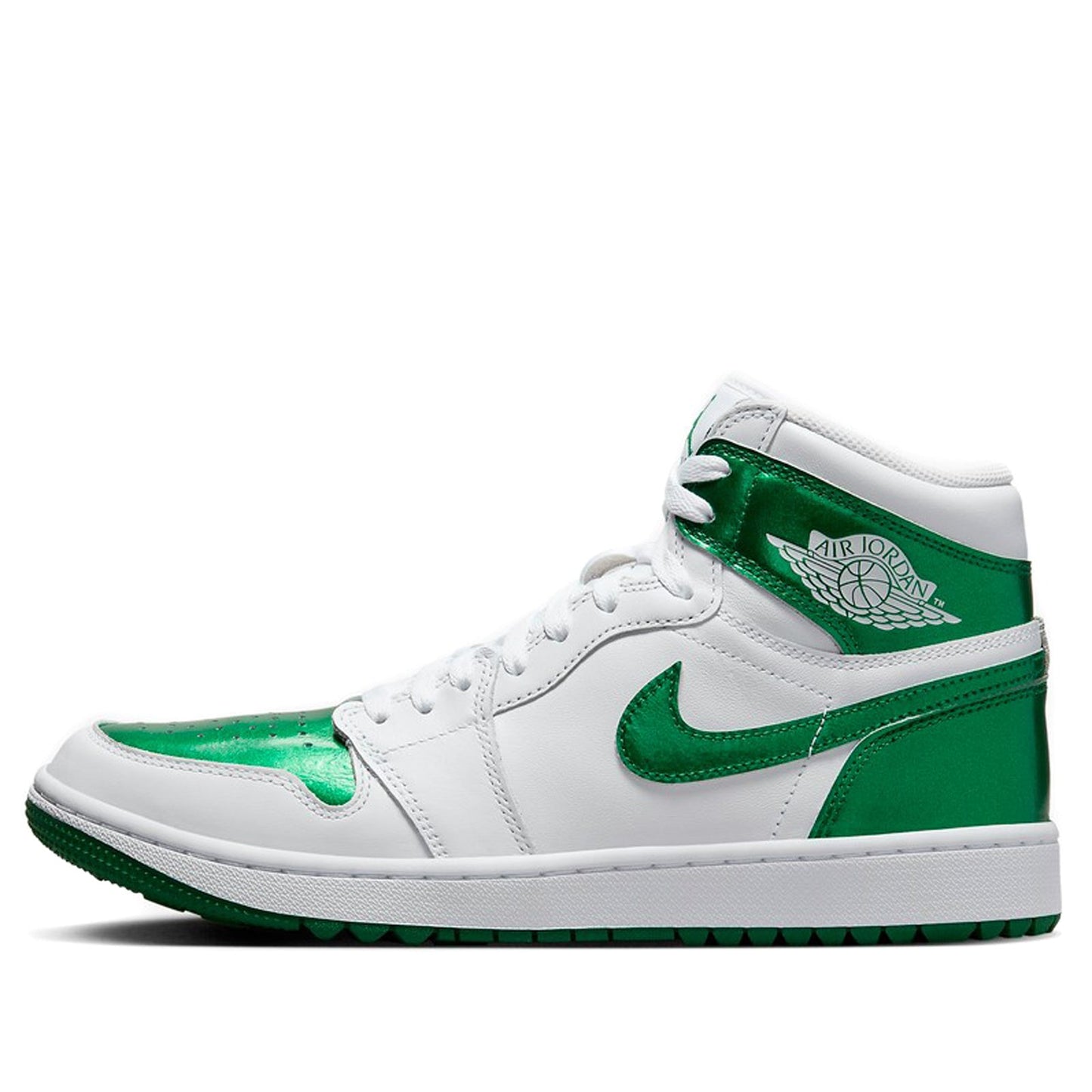 Air Jordan 1 Retro High Golf 'Metallic Green' Signature Shoe