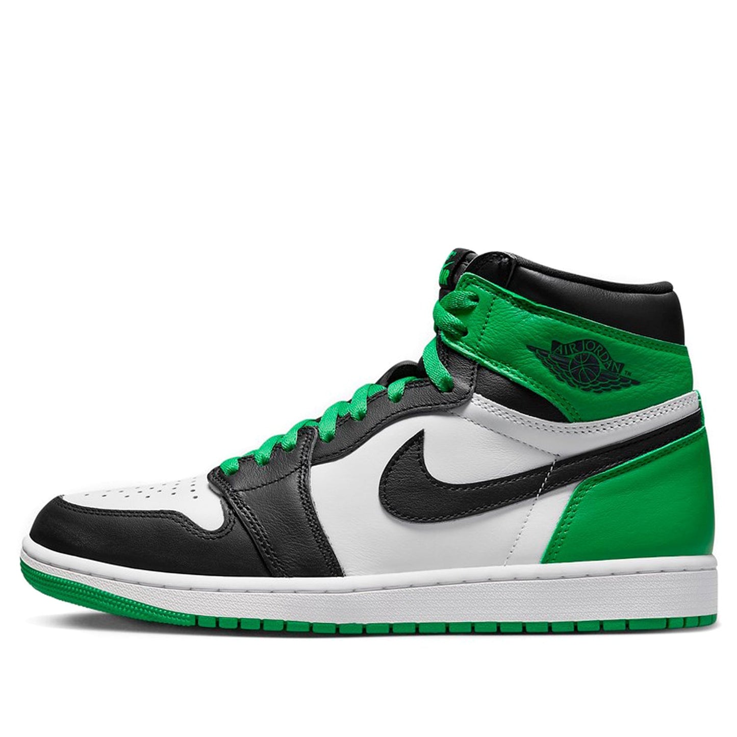 Air Jordan 1 Retro High OG 'Lucky Green' Classic Sneakers