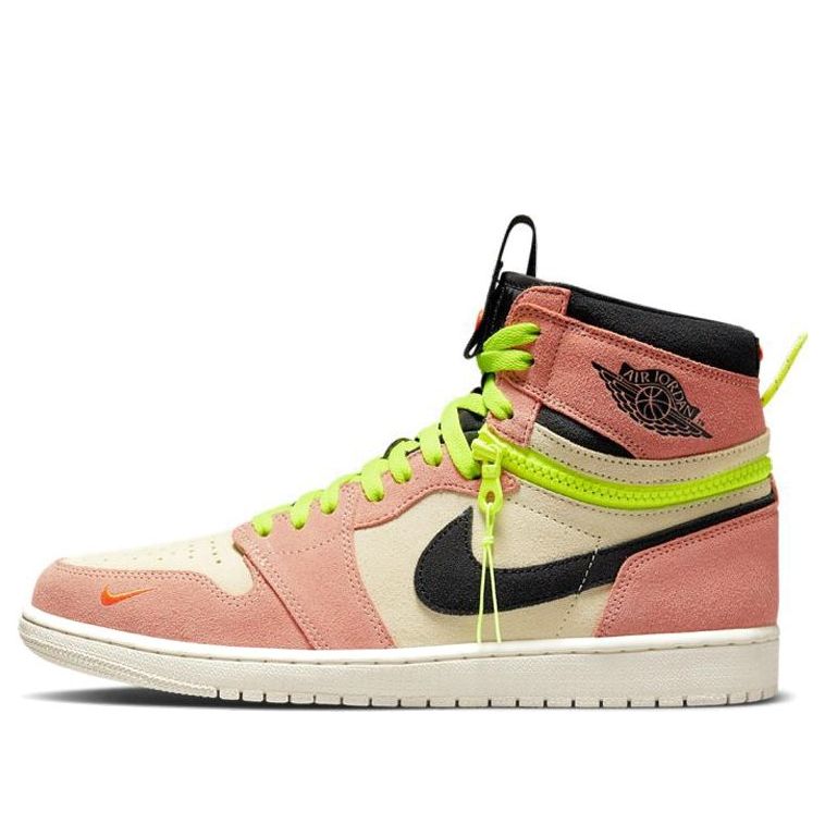Air Jordan 1 High Switch 'Pink Volt' Epochal Sneaker