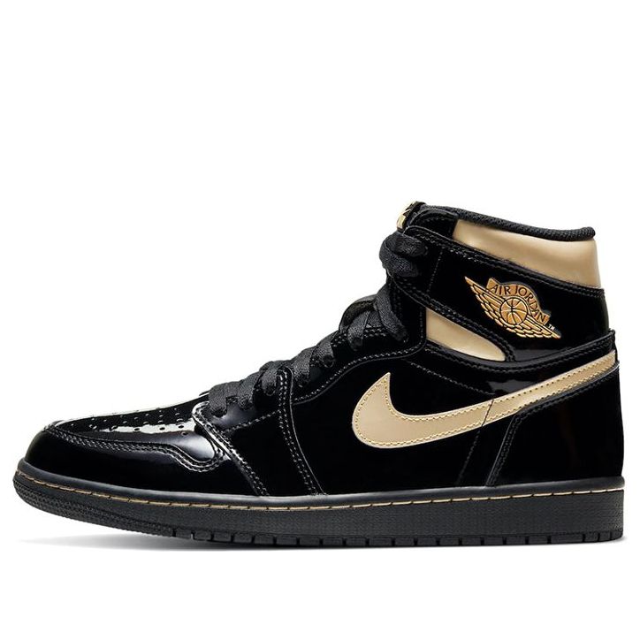 Air Jordan 1 Retro High OG 'Black Metallic Gold' Epochal Sneaker