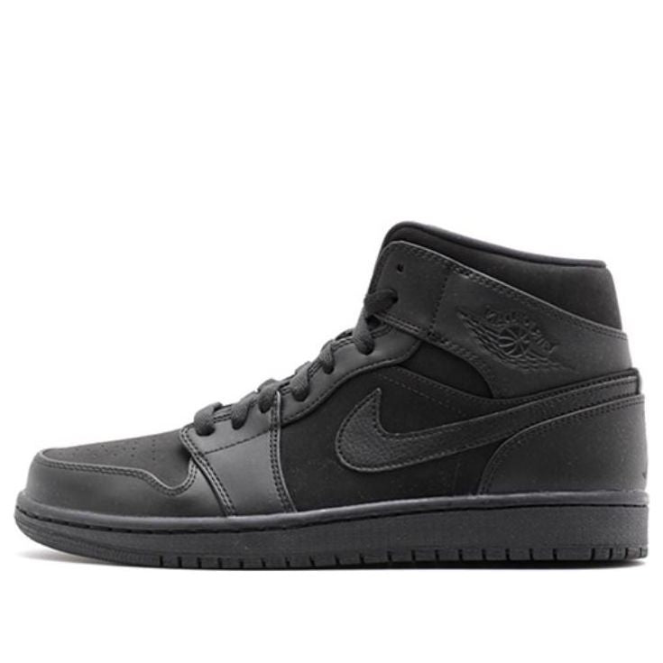 Air Jordan 1 Mid 'Triple Black' Shoes