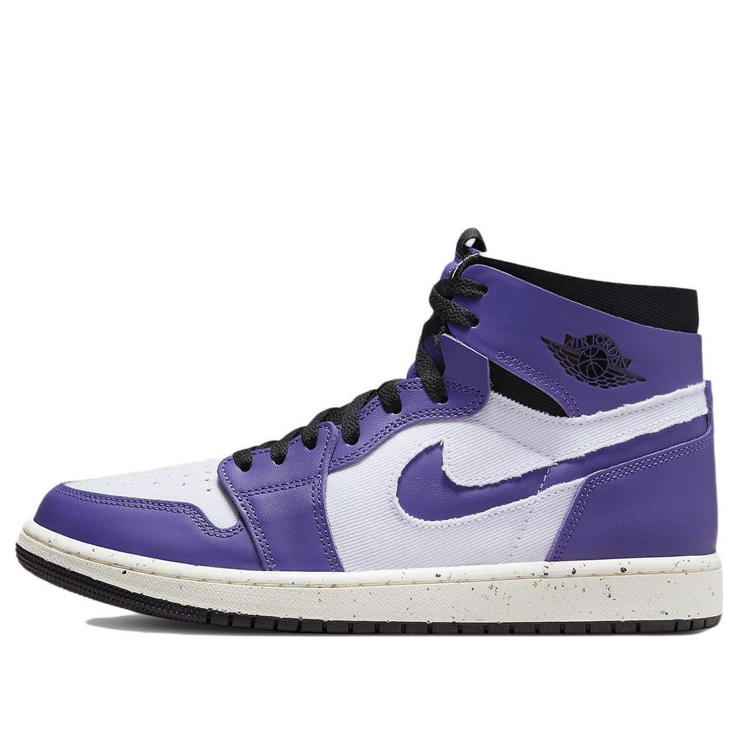 Air Jordan 1 High Zoom Comfort 'Crater Purple' Epochal Sneaker