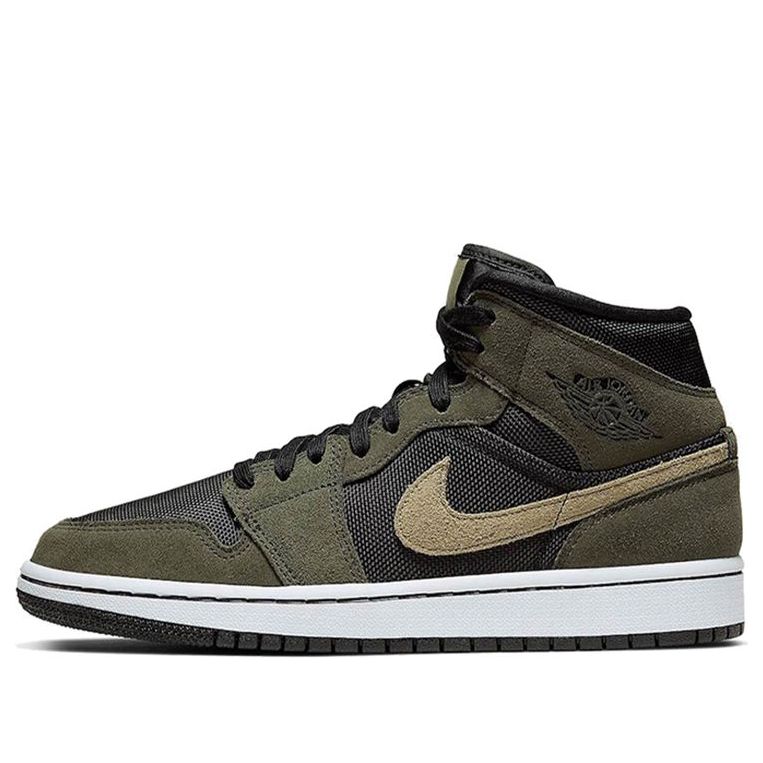 Air Jordan 1 Mid 'Olive' Iconic Trainers