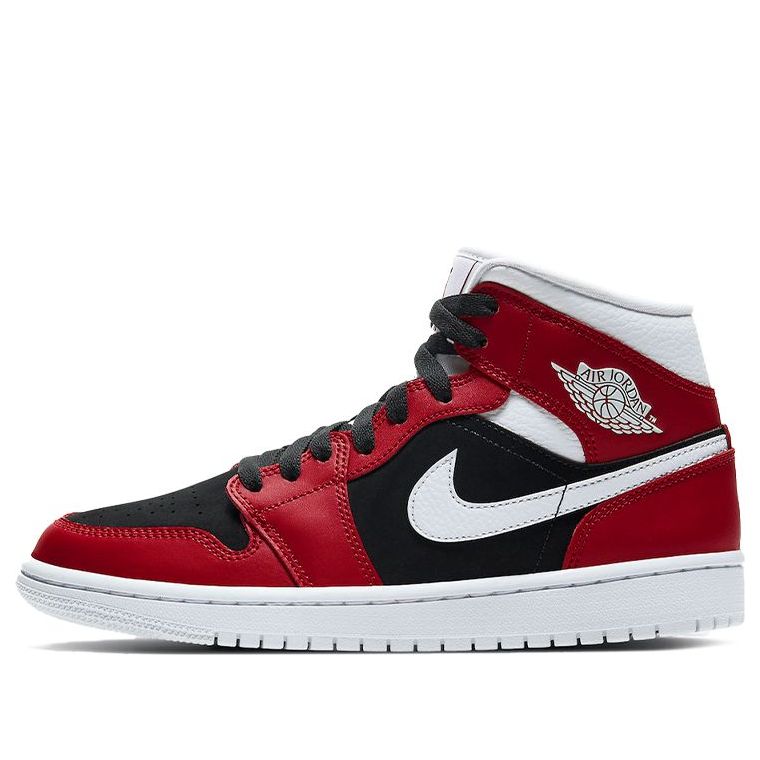 Air Jordan 1 Mid 'Gym Red Black' Epochal Sneaker