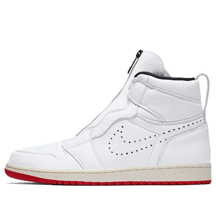Air Jordan 1 Retro High Zip 'White University Red' Shoes